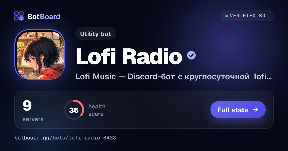 Share card for Lofi Radio