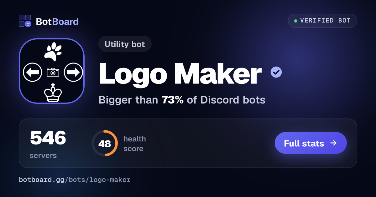 Share card for Logo Maker