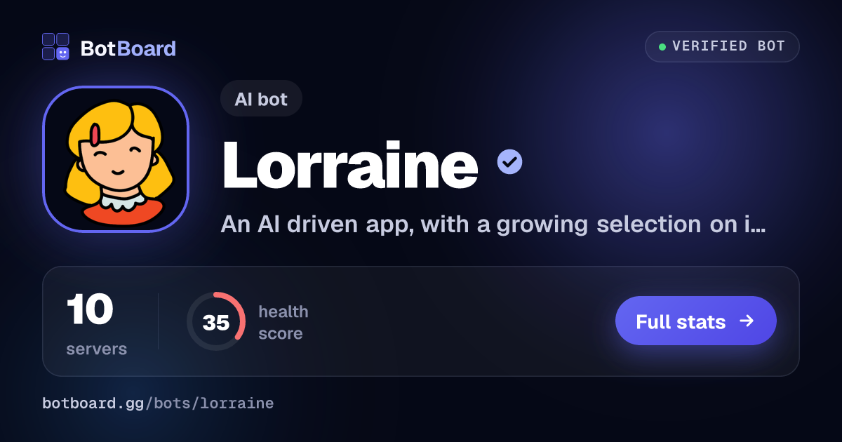 Share card for Lorraine