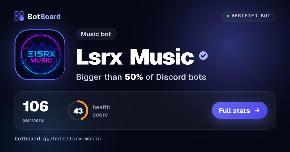 Share card for ΞlSRX Music