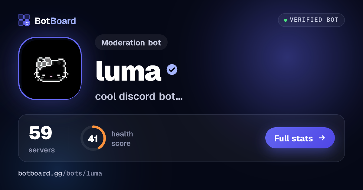 Share card for luma