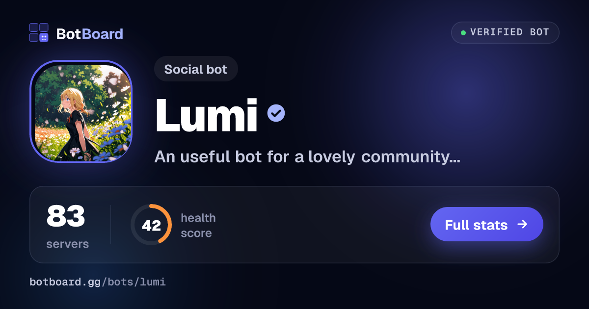Share card for Lumi