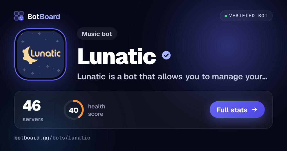 Share card for Lunatic