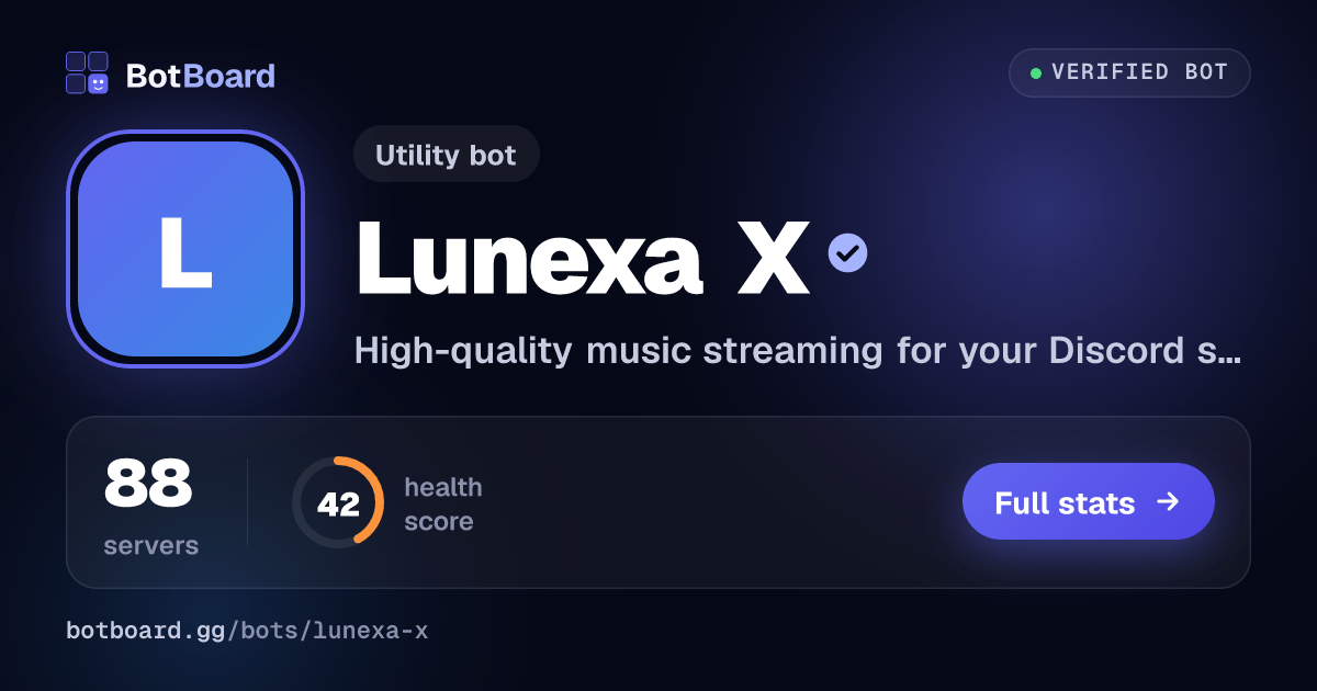Share card for Lunexa X