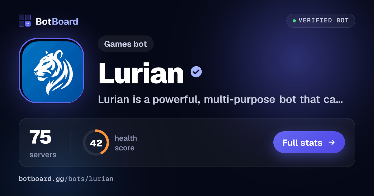 Share card for Lurian