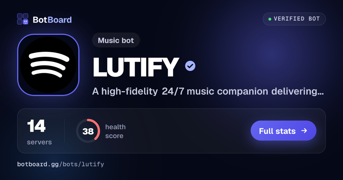 Share card for LUTIFY