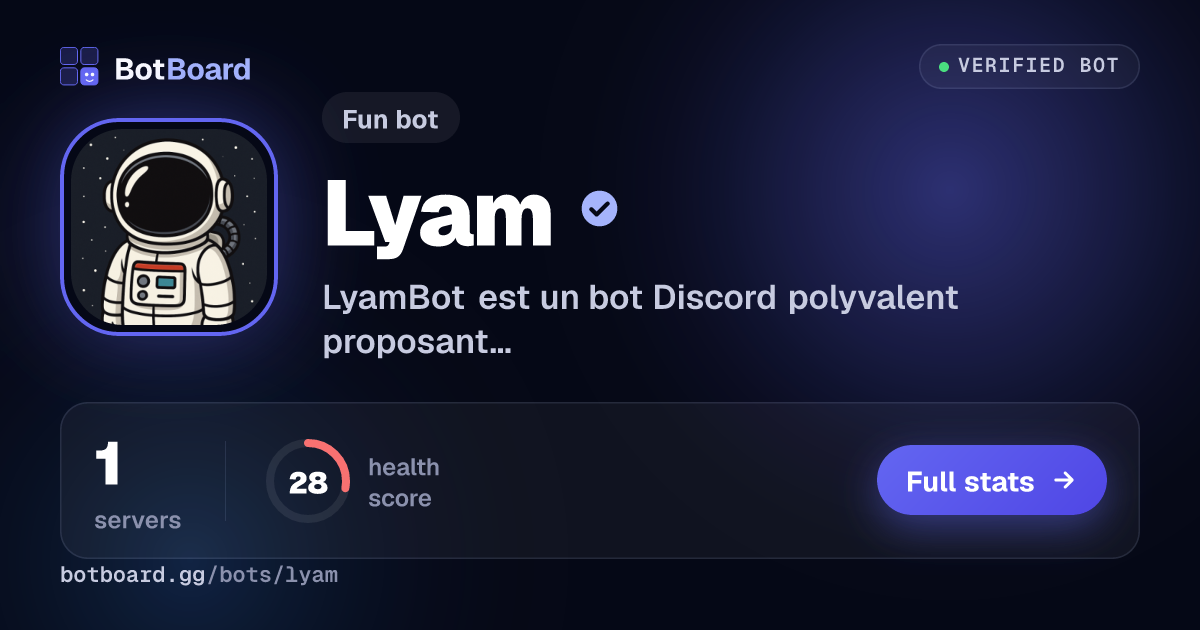 Share card for Lyam