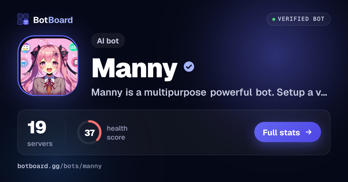 Share card for Manny