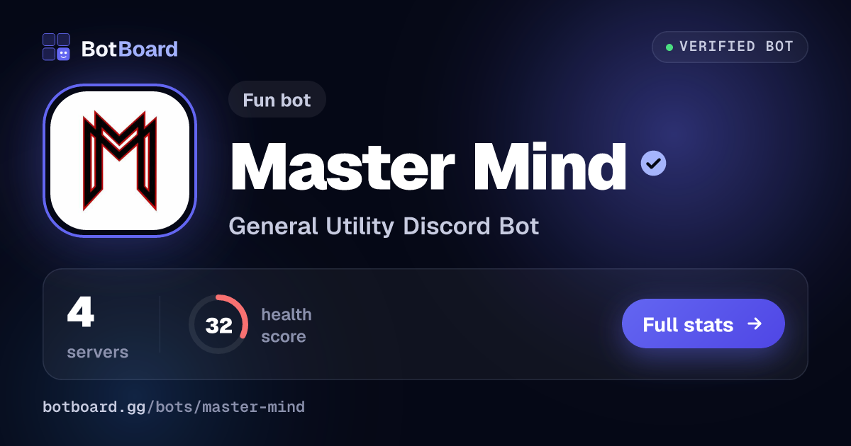 Share card for Master Mind