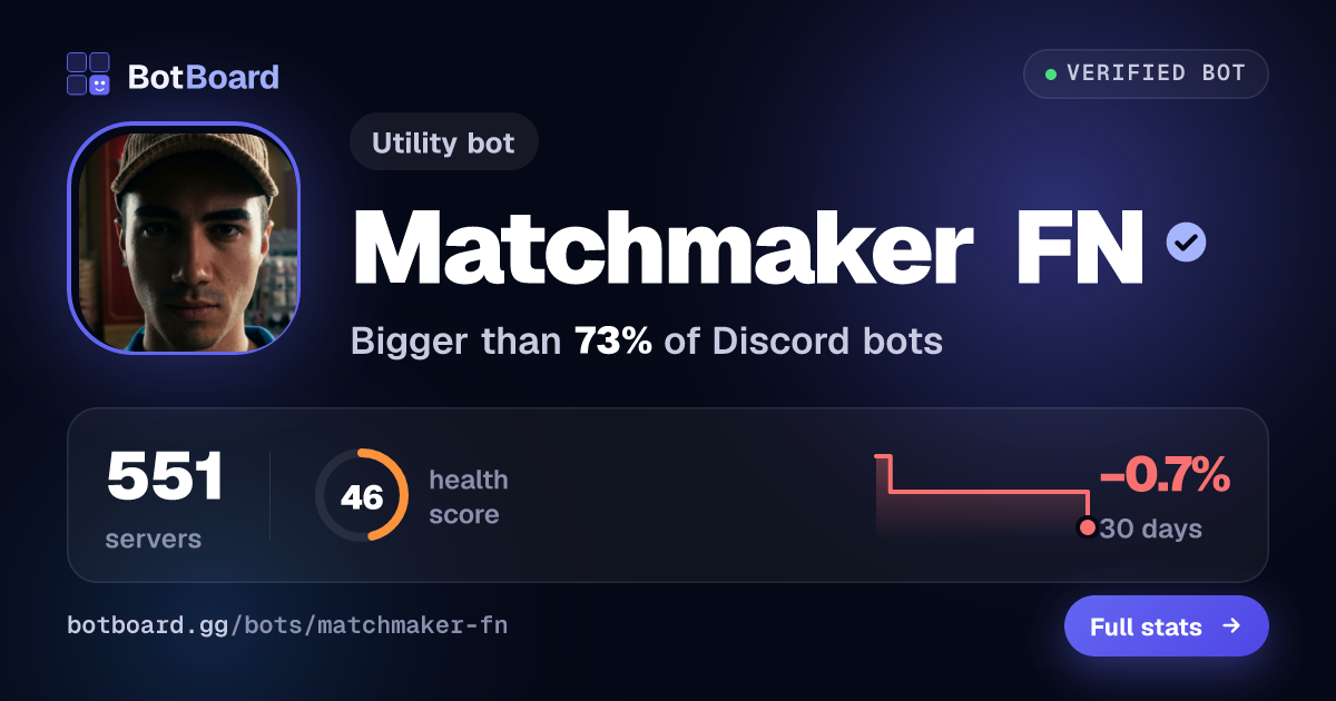 Share card for Matchmaker FN