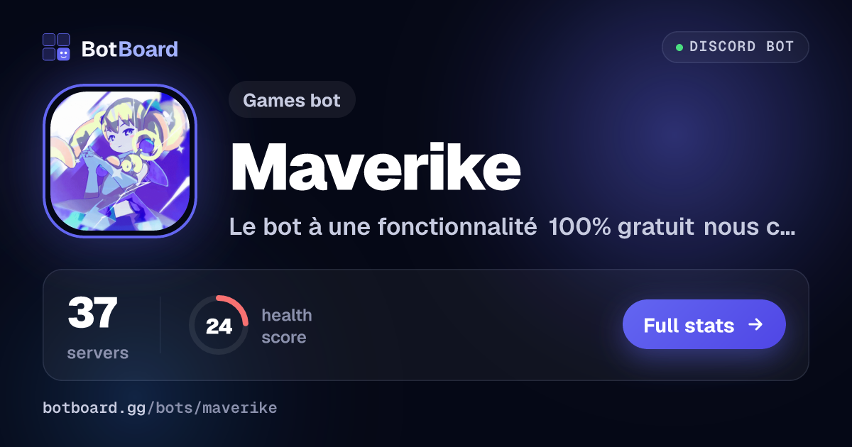 Share card for Maverike