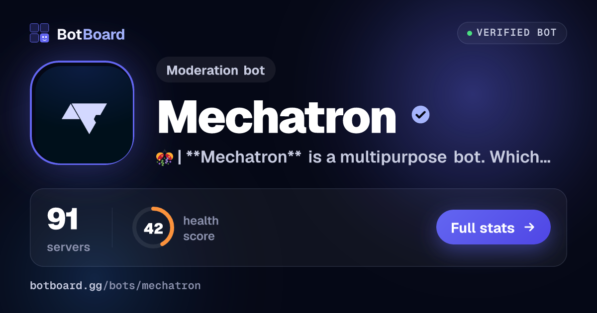 Share card for Mechatron