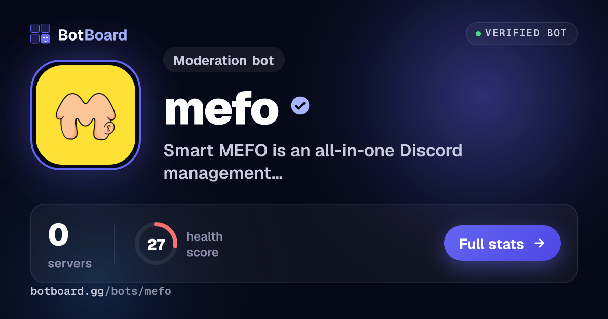 Share card for mefo