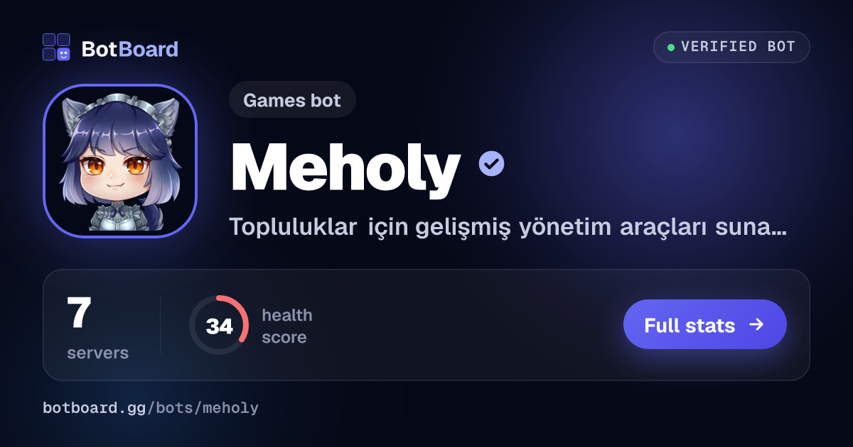 Share card for Meholy