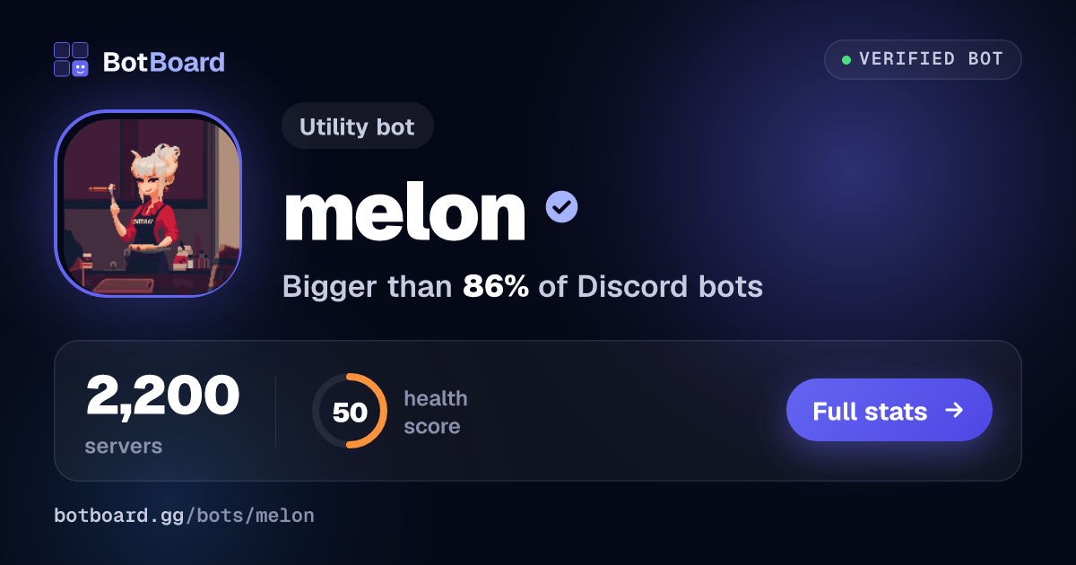 Share card for melon
