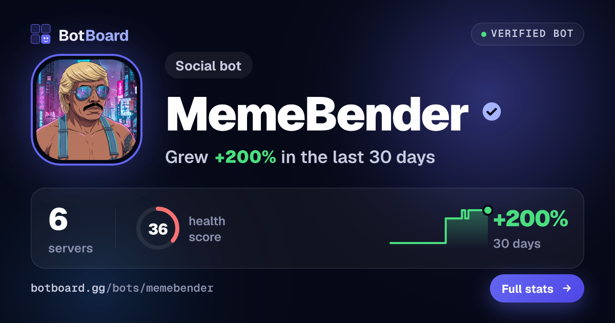 Share card for MemeBender