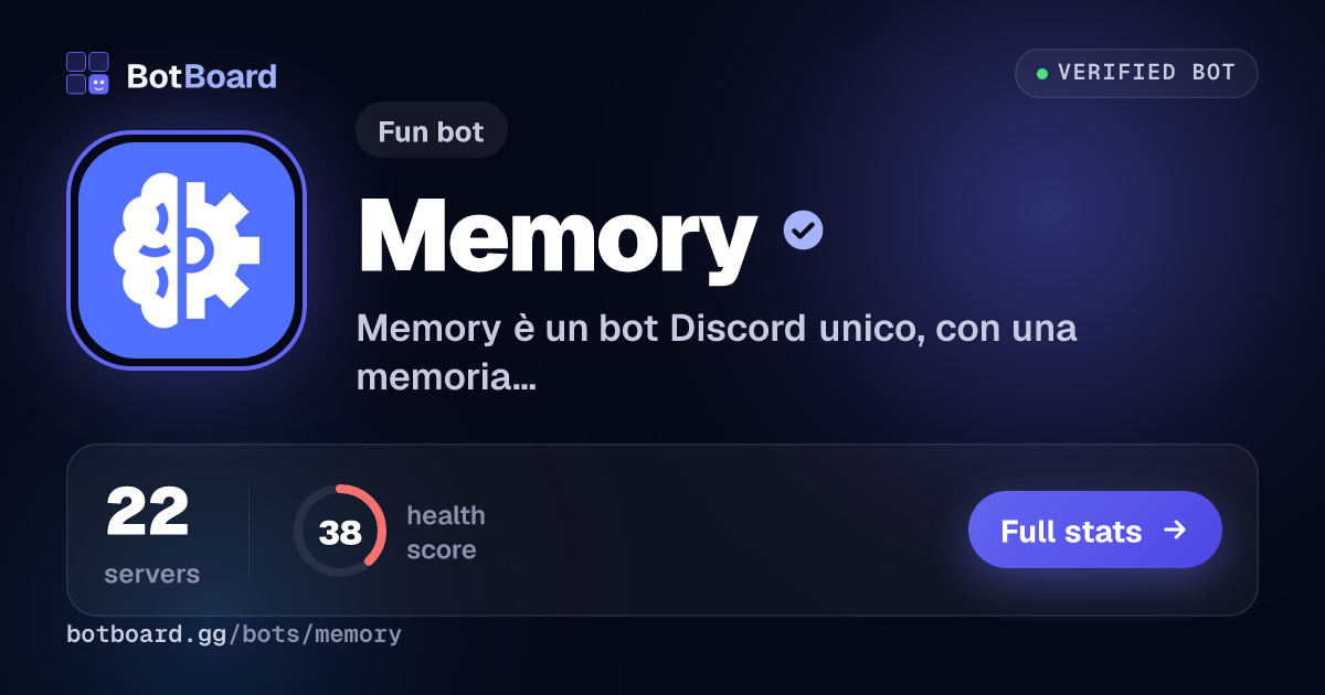 Share card for Memory