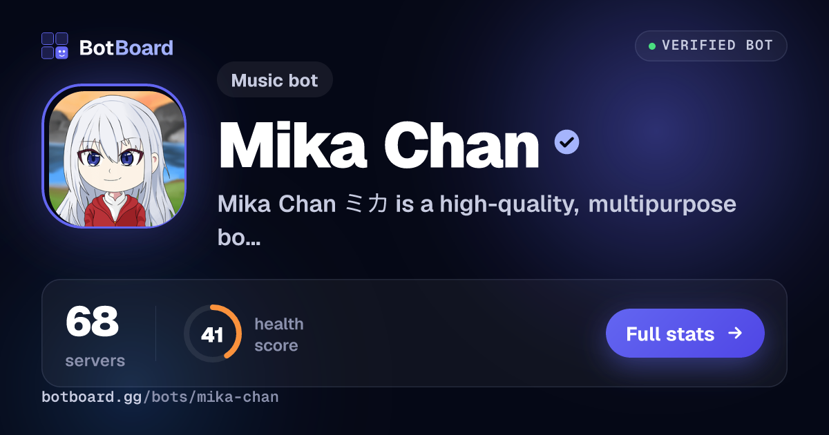 Share card for Mika Chan ミカ