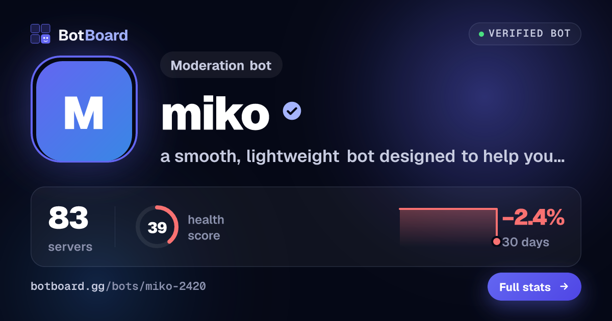 Share card for miko