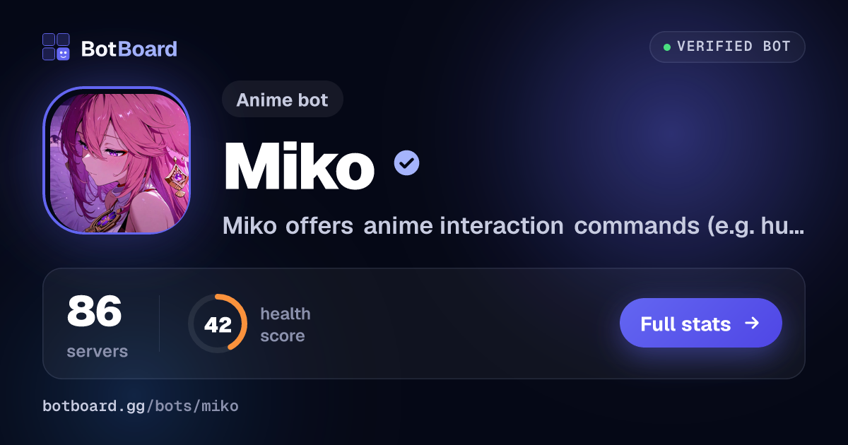 Share card for Miko