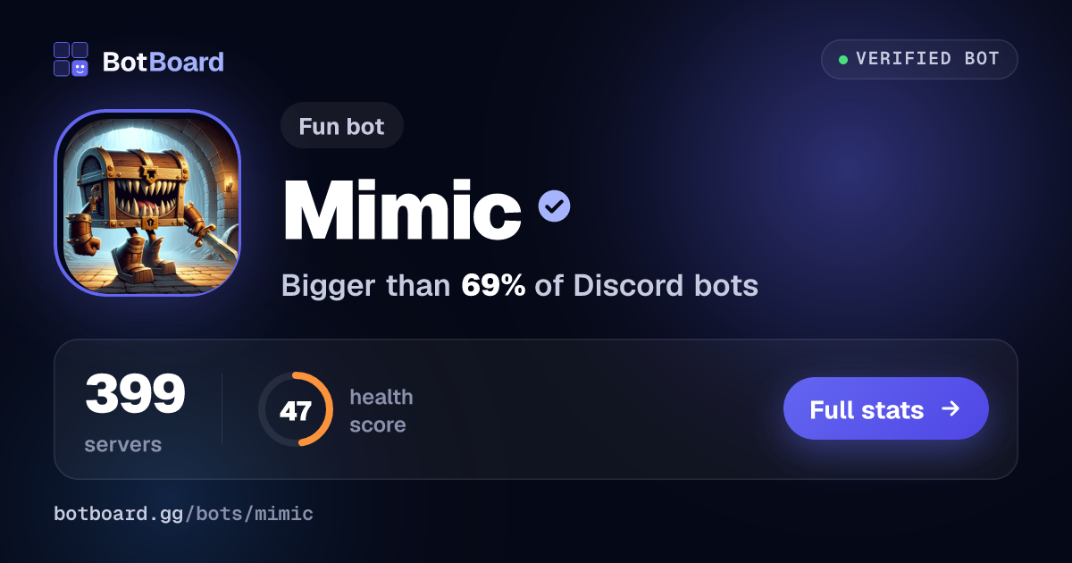 Share card for Mimic