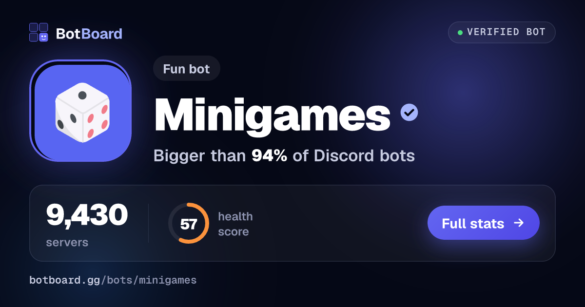 Share card for Minigames
