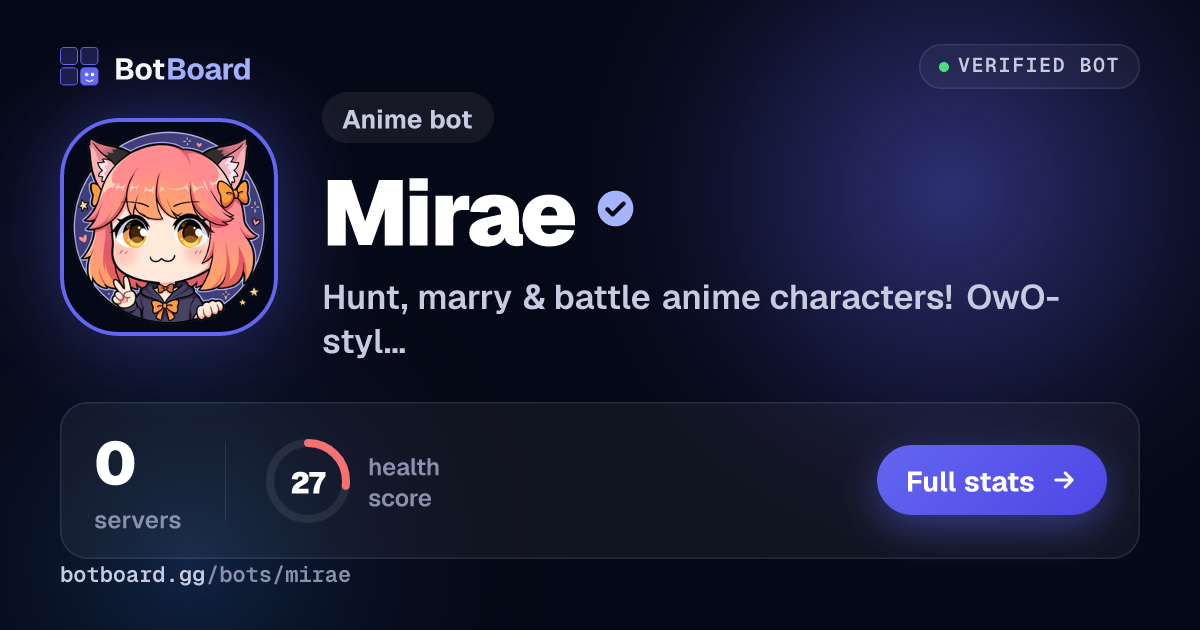 Share card for Mirae