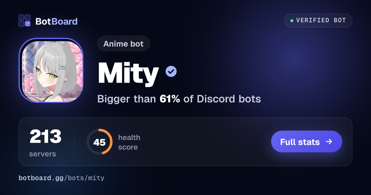 Share card for Mity