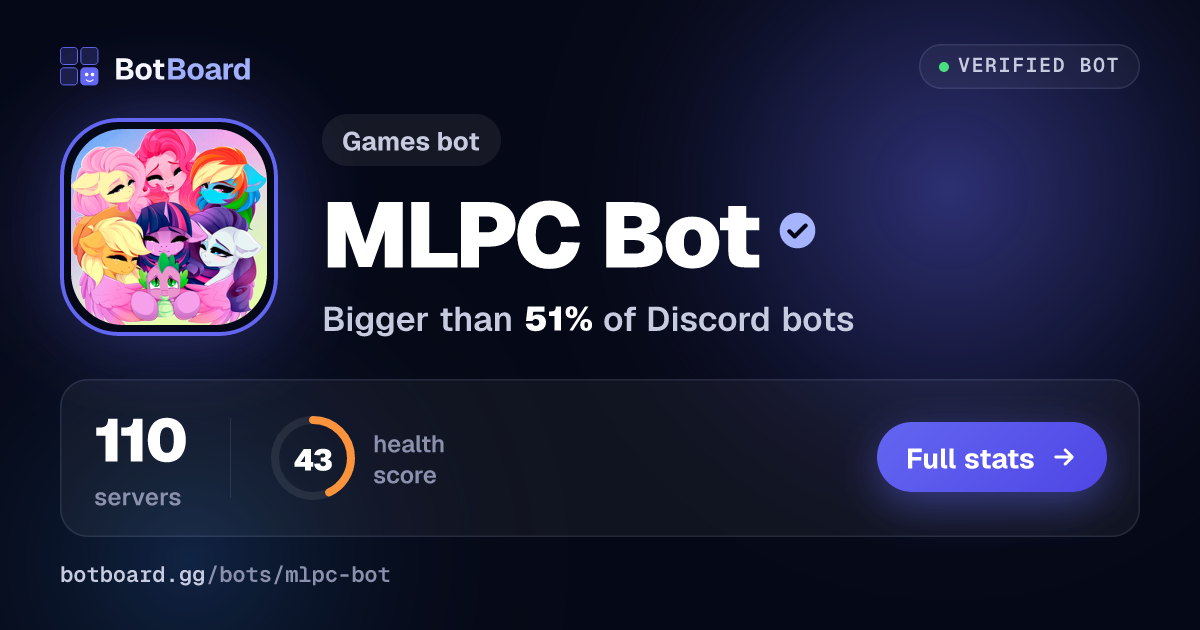 Share card for MLPC Bot