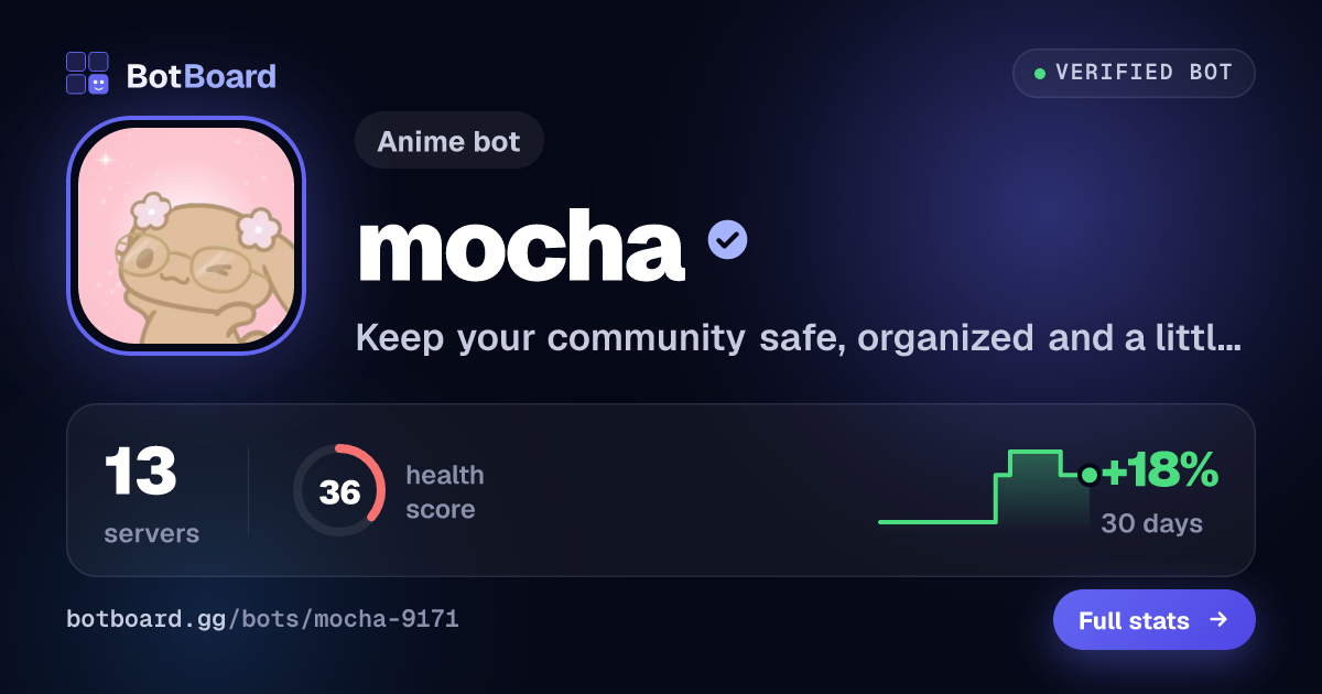 Share card for mocha