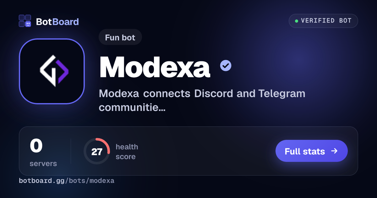 Share card for Modexa