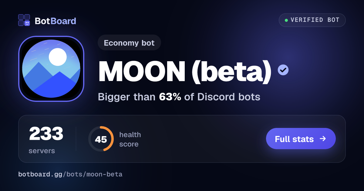 Share card for MOON (beta)