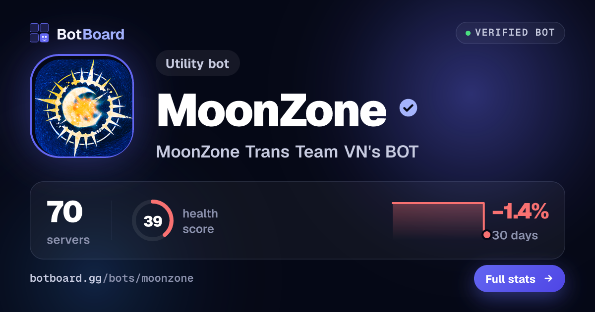 Share card for MoonZone