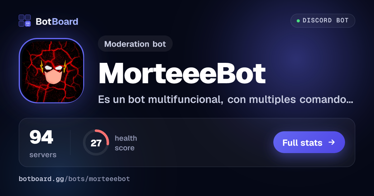 Share card for MorteeeBot