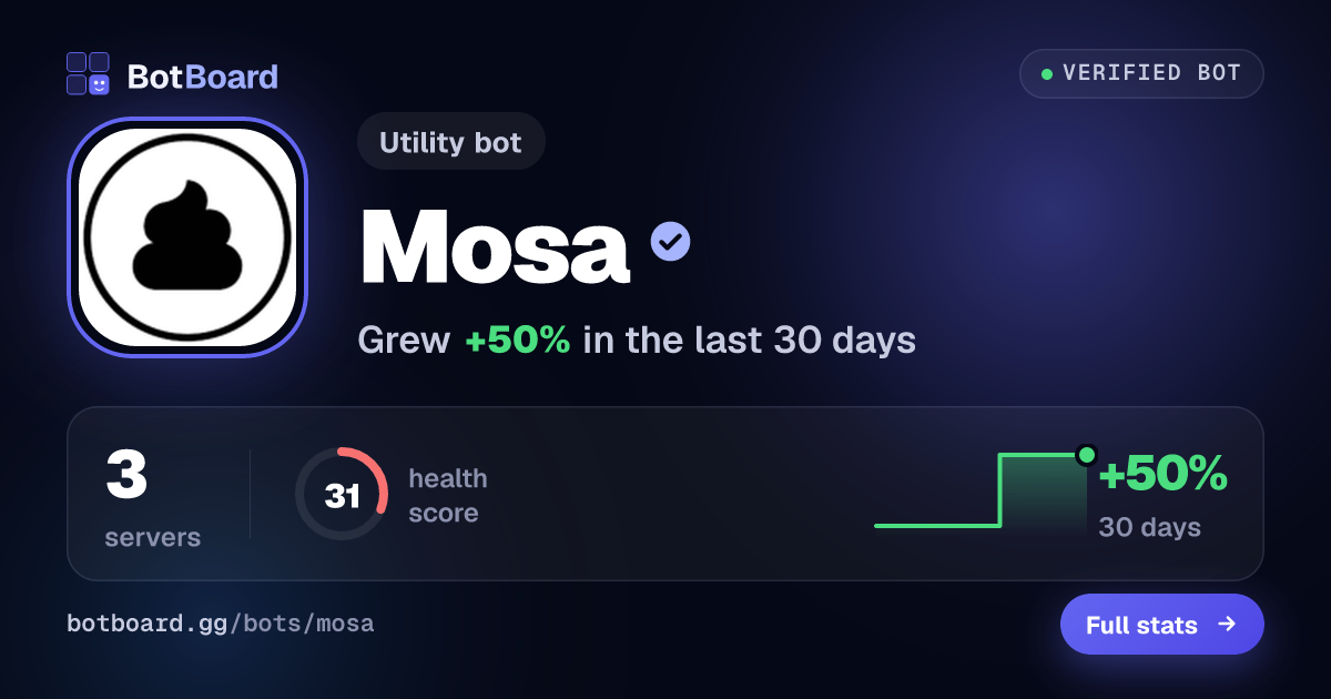 Share card for Mosa