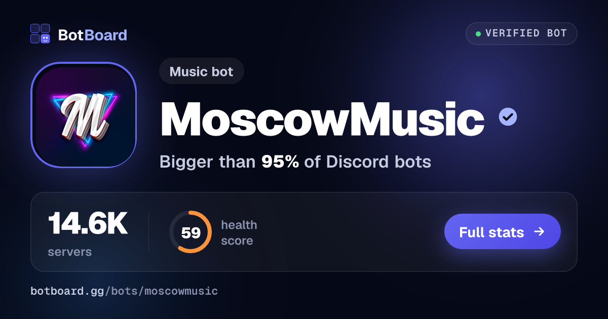 Share card for MoscowMusic