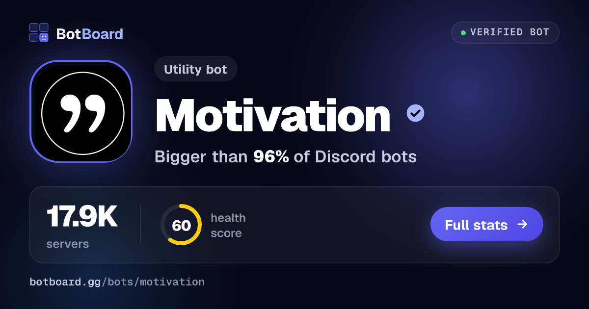 Share card for Motivation