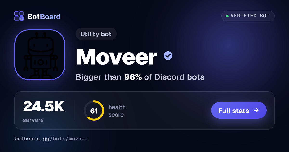 Share card for Moveer