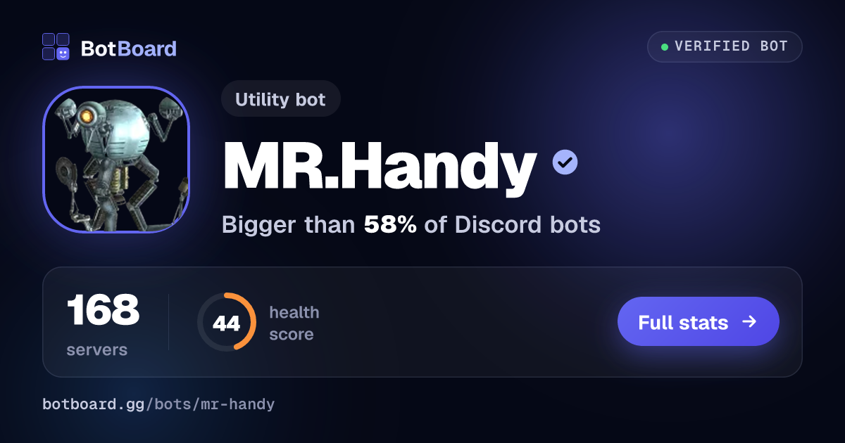 Share card for MR.Handy