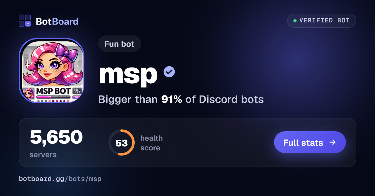 Share card for msp
