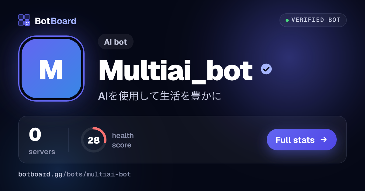 Share card for Multiai_bot