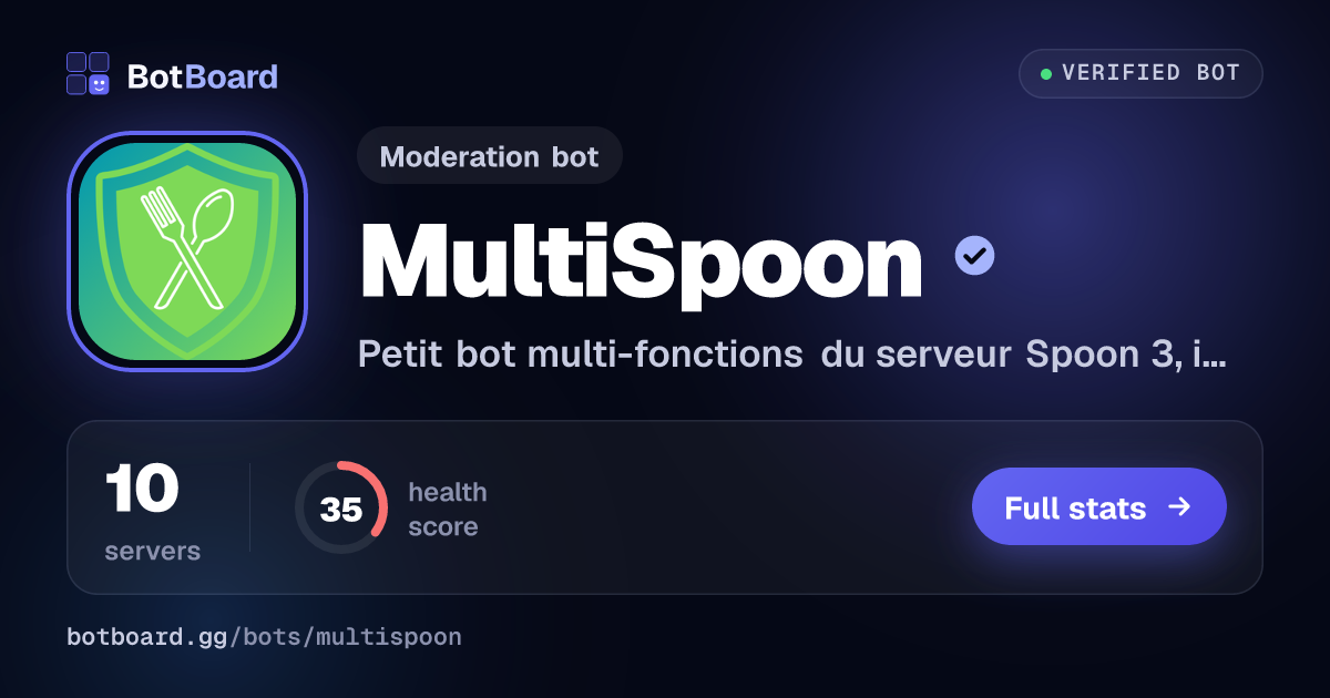Share card for MultiSpoon