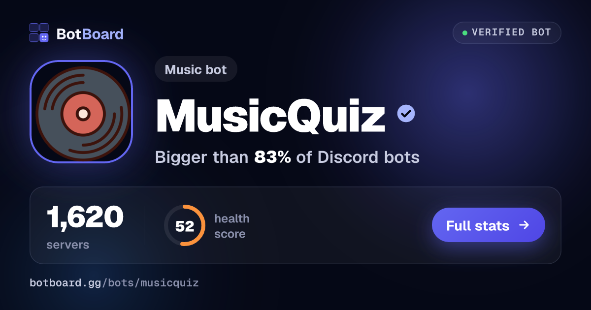Share card for MusicQuiz