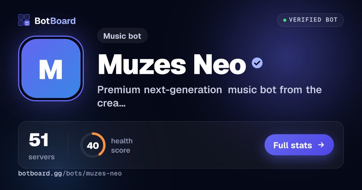 Share card for Muzes Neo