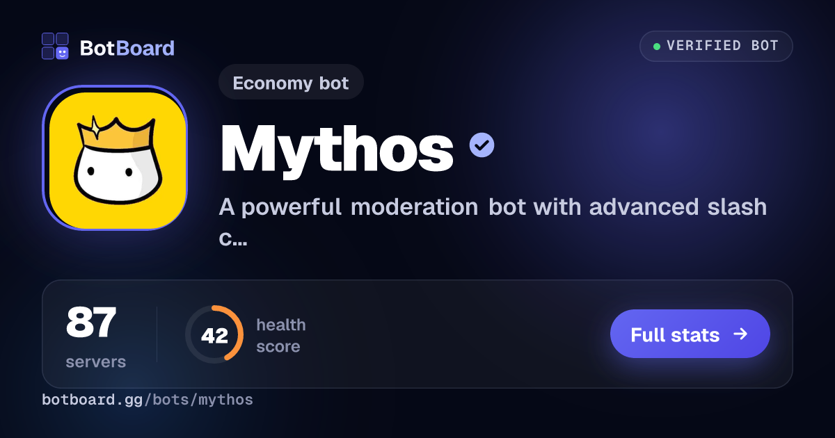 Share card for Mythos