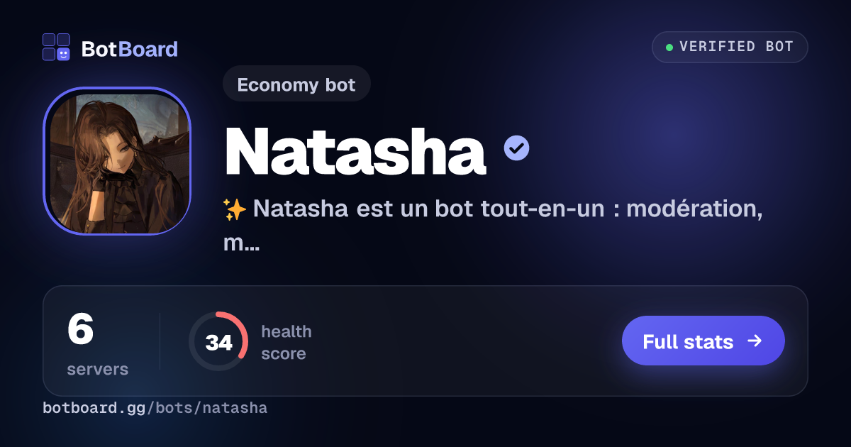 Share card for Natasha