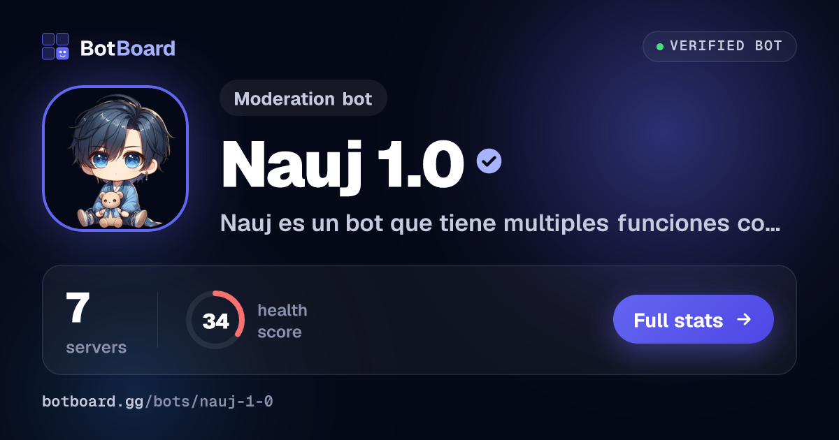Share card for Nauj 1.0