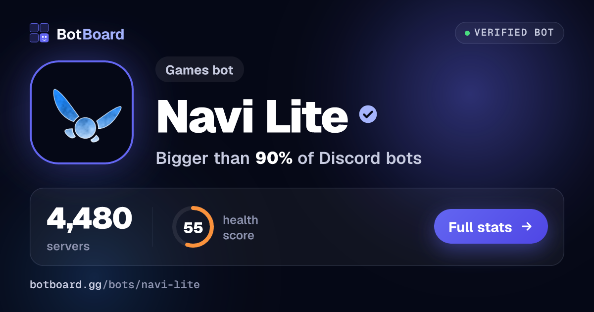Share card for Navi Lite