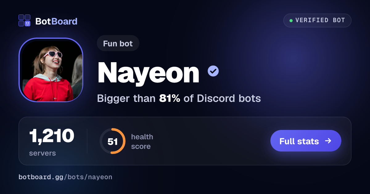 Share card for Nayeon