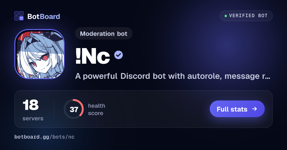 Share card for !Nc